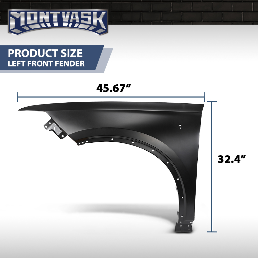 ブースター Fit For 2020-2025 Cadillac XT6 Fender Front Left & Right 84596459